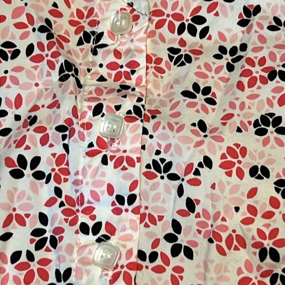 Talbots v-neck vestโtop button up pinksโL - Picture 7 of 10